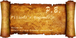Pilipár Bagamér névjegykártya